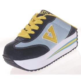 VOLATILE Inspiration Womens Platform Clogs Wedge Sneakers Shoes Blue/Yellow VOLATILE Inspiration Womens Platform Clogs Wedge Sneakers Shoes Blue/Yellow