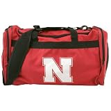 adidas Nebraska Cornhuskers Red Team Logo Duffel Bag