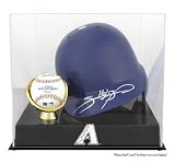 Arizona Diamondbacks 2007 Batting Helmet with Ball Logo Case - Acrylic Baseball Display Cases
