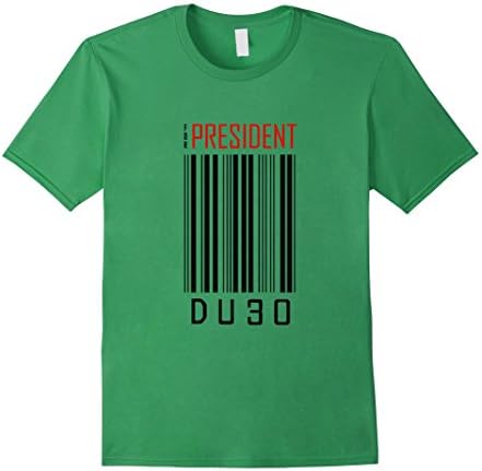 Men's Rody Duterte Philippines Cool Awesome DU30 2016 T-Shirt Large Grass
