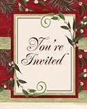 41aUMibwCDL. SL160  Woodland Holiday Christmas Invitations 8 Per Pack