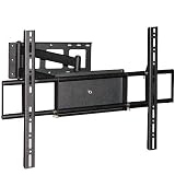 philips eSmart TV Wandhalterung LCD / PLASMA TV | 38 76 cm (15 30 Zoll) | VESA 75x75 bis 200x200 | Neigbar | Schwenkbar | Schwarz | Montagelöcher am TV max. 200 x 200 mm (Breite x Höhe)