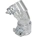 Gen-X Global Plastic Bent Elbow (CLEAR) G-179