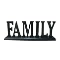 Decorative Word - Family (Espresso)