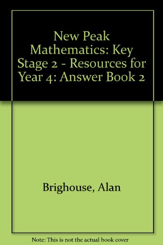 new peak mathematics key stage 2 resources for year 4 answer book 2