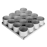 Alan Silverwood 16 pieceRound Multi Mini Cake Pan Set 2.5" deep