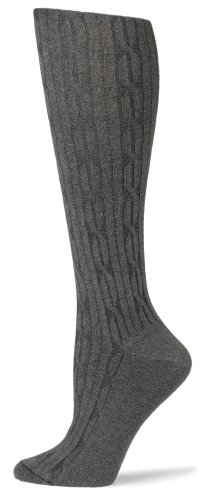 HUE Women's Cotton Cable Knee Socks
