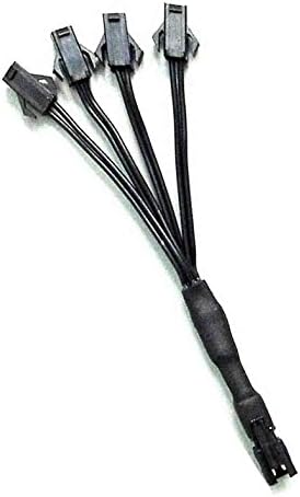 4 Way Splitter connector for electroluminescent panel wire EL inverter LED strip light