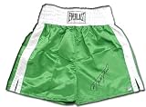 Joe Frazier Signed Green Everlast Trunks