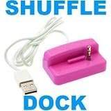 Electronics : Free Postage: PINK USB DATA CABLE DOCK FOR APPLE IPOD SHUFFLE 2nd Gen
