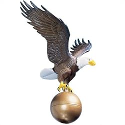 Medium Flagpole Eagle Finish: Color