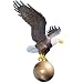 Medium Flagpole Eagle Finish: Color