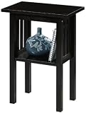 Mission style Telephone Table, 24Hx18W, BLACK 41aUbdXPsuL. SL160 Mission style Telephone Table, 24Hx18W, BLACK