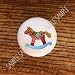 Baby Boy Stuff Rocking Horse Nursery Drawer Pulls Knobs