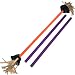 Kids Lunastix - Orange with purple Handles