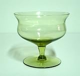 Imperial Glass Skanda Verde Green Champagne / Sherbet