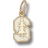 Stanford University S Tree 1/4 Pendant (14kt)