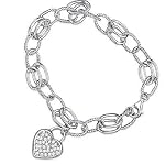 bangle bracelet charm silver
