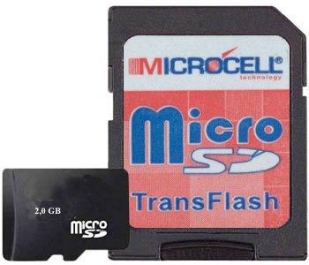 Microcell SDHC 2GB Speicherkarte