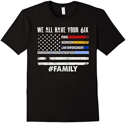 Men's WE ALL HAVE YOUR 6IX #Family Medium Black