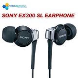 Sony MDR-EX300SLB In-Ear Headphones with 13.5mm Driver Unit - BLACK
