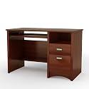 South Shore Furniture Gascony Collection Small Desk, Sumptuous Cherry