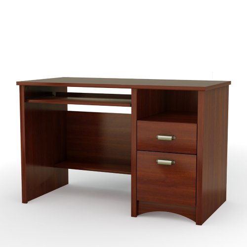 South Shore Furniture Gascony Collection Small Desk, Sumptuous Cherry