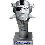 Foamheads Oakland Raiders Team Mascot Hat