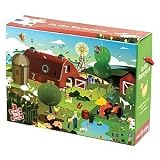 Mudpuppy In the Barnyard Floor Puzzle