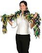 New Deluxe Mardi Gras 72" Costume Accessory Feather Boa