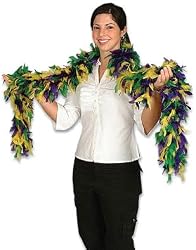 New Deluxe Mardi Gras 72" Costume Accessory Feather Boa