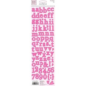 Fiskars 01-004502 Heidi Grace Sweetest Bug Collection Cardstock Alpha Stickers