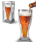 Hopside Down Beer Glass