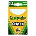 Crayola White Chalk - 12/Pkg