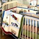 Review Sumersault TT00 / Sumersault Teddy Trucks 4 pc Crib Set