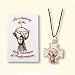 Confirmation Crross Necklace - Holy Spirit Image - Height: 1.0" - Cord Length: 16" - Prayer Card (ENGLISH)