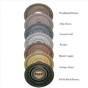 17 Decorative Traditional Ceiling Fan Medallions Finish: Burnt Copper by 