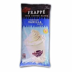 MOCAFE Frappe Tahitian Vanilla Latte, Ice Blended Coffee, 3-Pound Bag