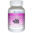 Premium Acai - High Potency, Pure Acai Berry Supplement. The All-natural Diet, Weight Loss, Colon Cleanse, Detox, Antioxidant Superfood Product. by Premium Acai Berry