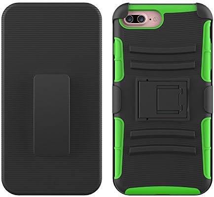 Armor case,Hubanbei Armour Case for iPhone 7 Plus (Green)