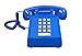 Corded Desk Telephone Blue Color