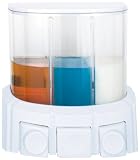 Kitchen & Housewares : Wenko Soap Dispenser Aosta 3-chamber white