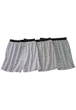 Kings' Court  Tagless Plaid Cotton Boxer