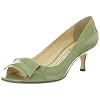 nutslly open toe French tongue pumps