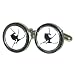 Fun Novelty Ski Lovers Cufflinks. Rhodium Plated, made to the highest quality. Makes a great gift of addition to any cufflink collection. Comes packaged in its own box.