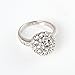 Fashion Plaza Spark Ring with Cubic Zircon Element R50