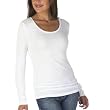 Mossimo® Black: Long-Sleeve Scoop-Neck Tissue Tee - True White