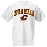 Central Michigan Chippewas White Bare Essentials T-shirt