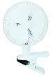 Optimus F-0702 7-Inch 2-Speed Personal Adjustable Clip-On Fan, White