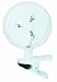 Optimus F-0702 7-Inch 2-Speed Personal Adjustable Clip-On Fan, White